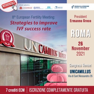 26 Novembre 2021 | 8° Edizione European Fertility Meeting